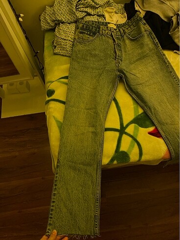 Buz mavisi baggy pantolon