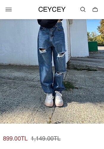 Bershka ceycey baggy jean