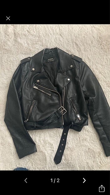 Pull and bear deri ceket