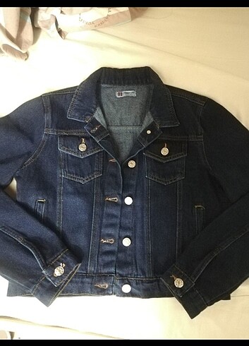 Diğer Tommy life koyu mavi denim ceket