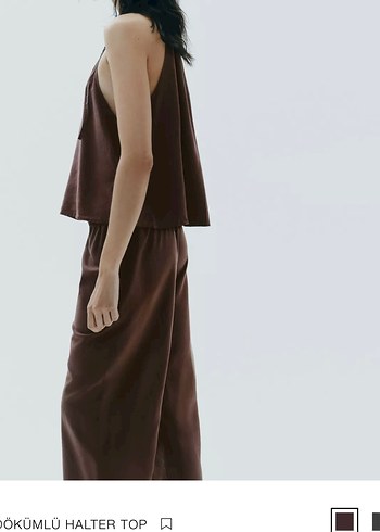 Zara Dökümlü halter top