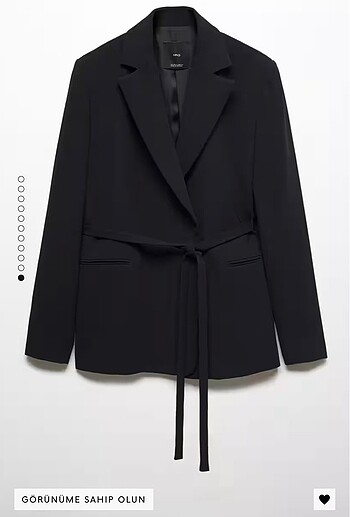 Mango kemerli Blazer ceket
