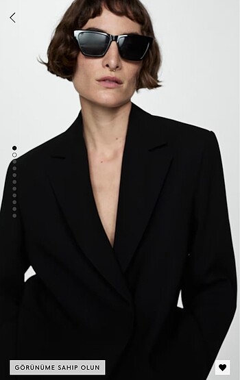 m Beden Mango kemerli Blazer ceket