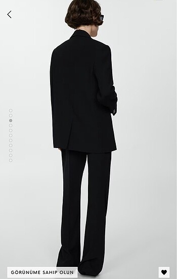 m Beden siyah Renk Mango kemerli Blazer ceket