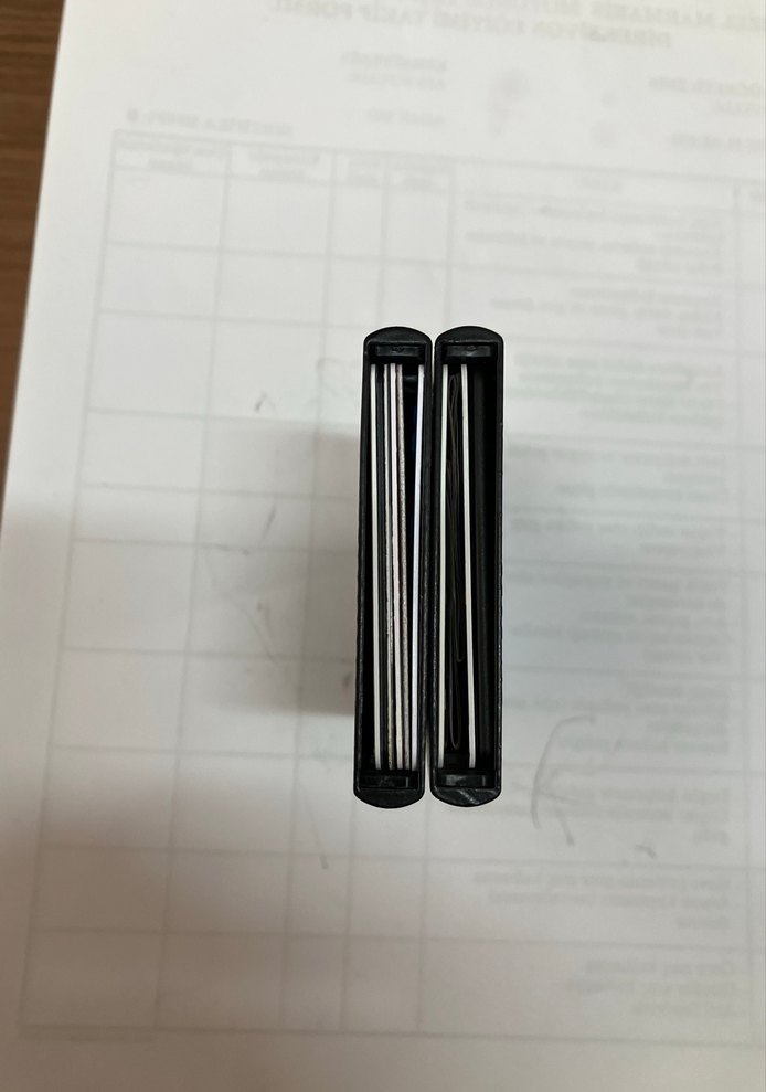 Siyah Minimalist Erkek Cüzdan kartlık - Görsel 2