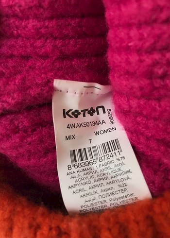 Renkli Kadın Örgü Bere - Görsel 2