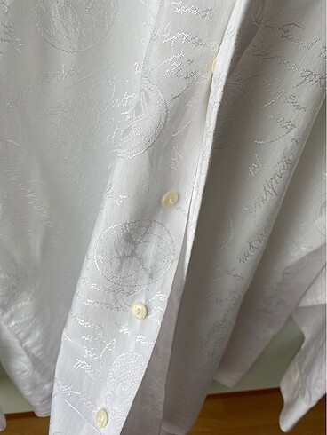 l/xl Beden beyaz Renk Erkek gömlek ipek