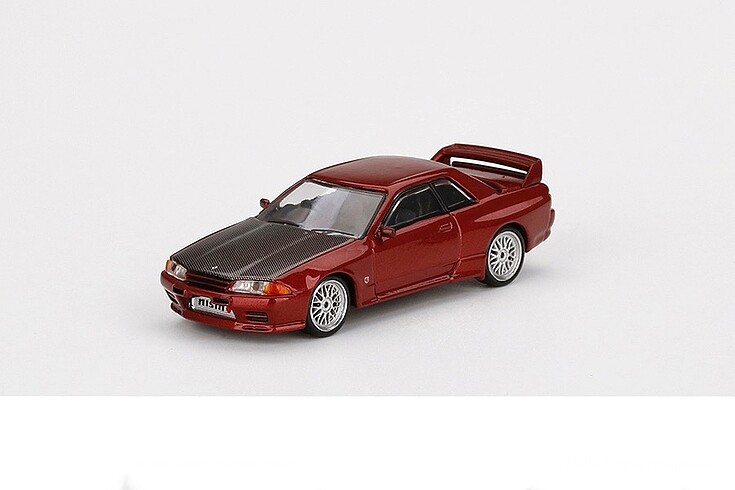 Mini GT Nissan Skyline GT-R (R32) Red Pearl BBS LM Wheels