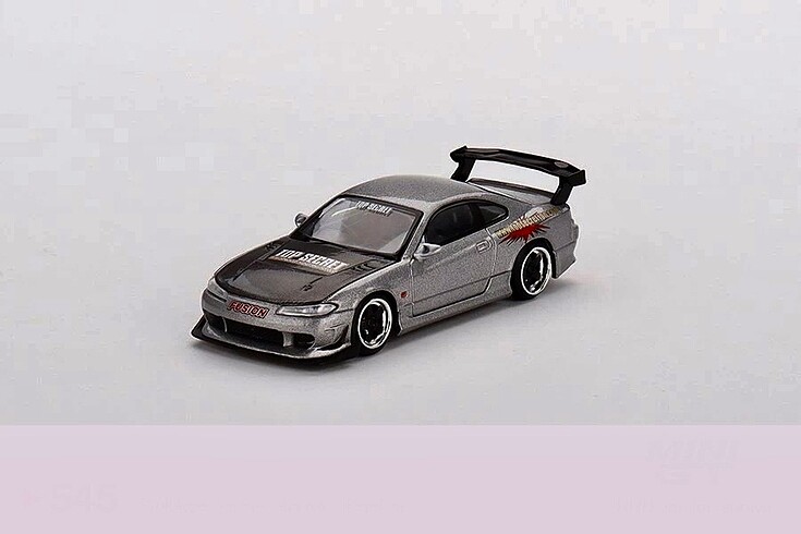 Mini Gt Nissan Silvia Top Secret S15 Silver