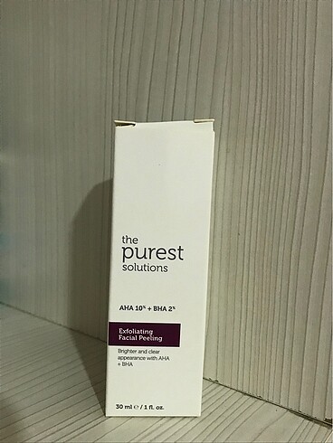 THE PUREST SOLUTİONS AHA&BHA CANLANDIRICI CİLT TONU EŞİTLEYİCİ K