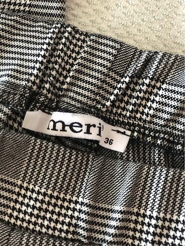 m Beden gri Renk Meristore ekose pantolon