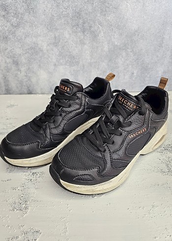 Skechers Skechers Siyah Platform Topuklu Spor Ayakkabı