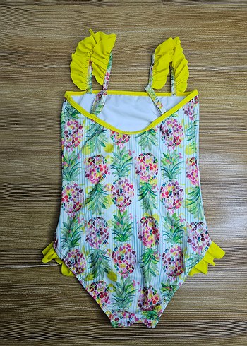 Limon Company Kız Çocuk Renkli Ananas Desenli Mayo