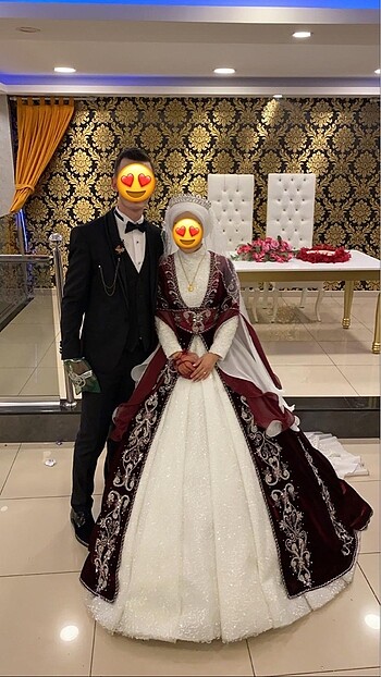 Diğer Gelinlik -kaftan-taç-uzun tül duvak-özel duvak-ayakkabı ve akses