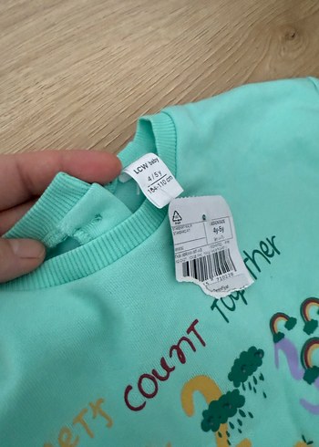 5 Yaş Beden pembe Renk Bebek Kız Örme Takım, Uzun Kollu, Baskılı