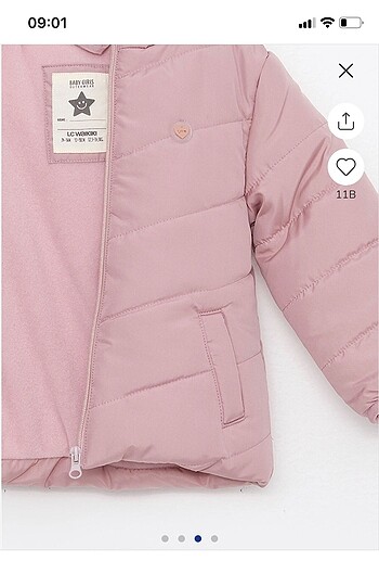 LC Waikiki 9.12 aylık çok tatlış içi polar