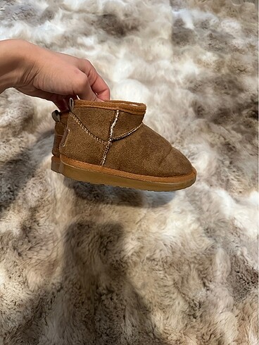 26 Beden kahverengi Renk cocuk ugg bot