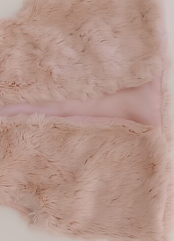 h&m kız çocuk peluş yelek