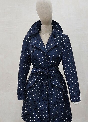 Puantiyeli Trenchcoat