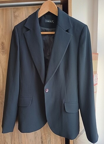 Siyah kadin blazer ceket