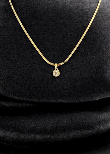 Accessorize Altın Renk Mini Zincirli Kolye