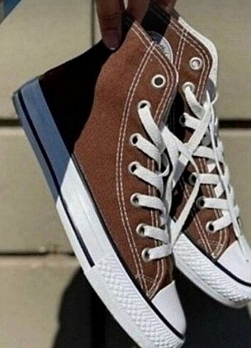 37 Numara bilekli Kahverengi Converse Allstar