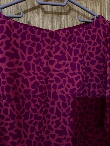Trendyol & Milla Midi şifon elbise leopar