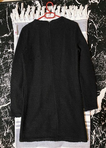 Siyah Kadın Kışlık Elbise - Görsel 2