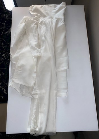 Düğmeli Beyaz Zara Gömlek - Görsel 5