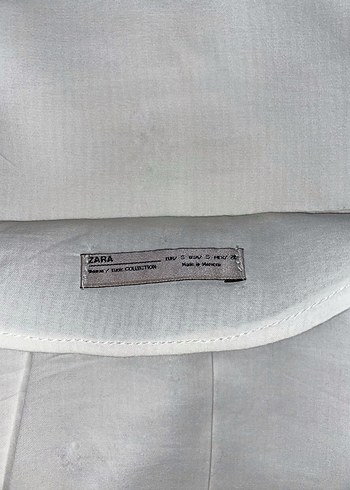 Düğmeli Beyaz Zara Gömlek - Görsel 4