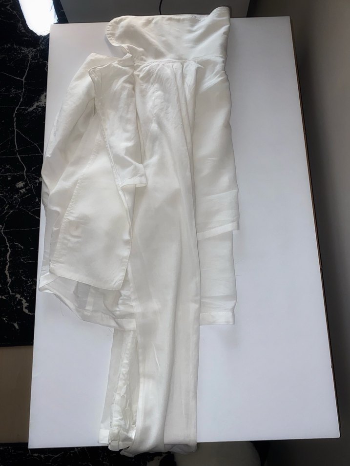 Düğmeli Beyaz Zara Gömlek - Görsel 5