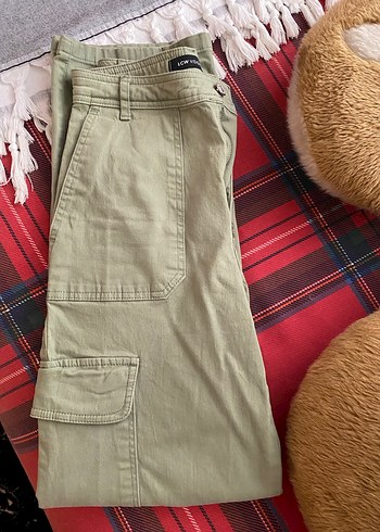 Kadın soft yeşilimsi pantolon - Görsel 4