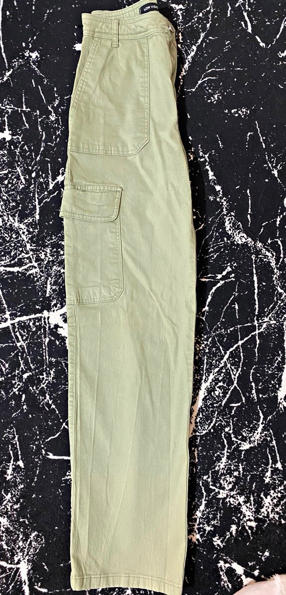 Kadın soft yeşilimsi pantolon - Görsel 2