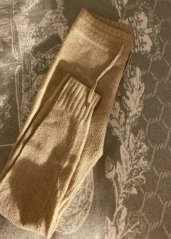 Bej Örgü Kadın İkili Takım - Görsel 5