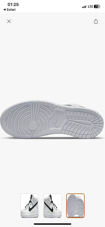37,5 Beden Nike dunk