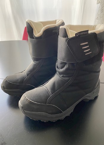 Erkek Siyah Kayak Botu Velcro Bantlı - Görsel 9