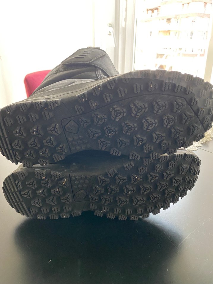 Erkek Siyah Kayak Botu Velcro Bantlı - Görsel 2