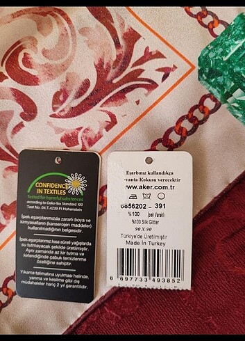 Yeni Ve Etiketli Pembe Pudra Tonlarında Orjinal Marka Aker Eşarp / Fular  %20 İndirimli - Gardrops