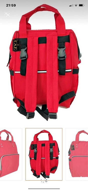  Beden kırmızı Renk Bebek bakım çantası