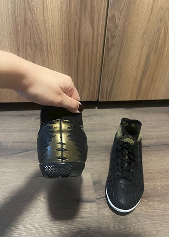 Siyah Erkek Futbol Ayakkabısı Krampon - Görsel 3