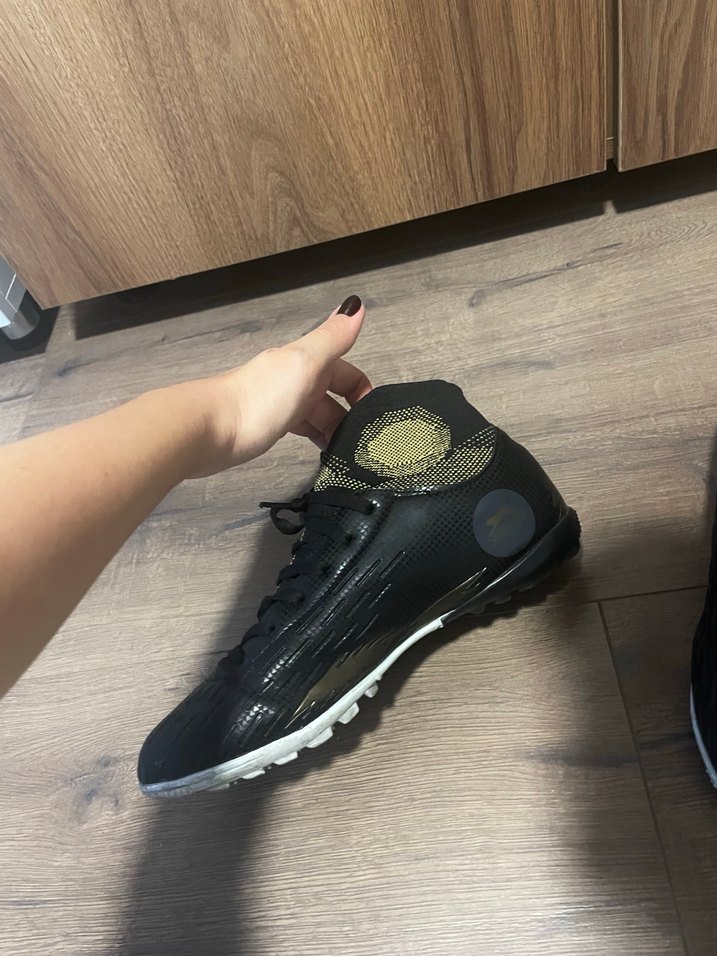 Siyah Erkek Futbol Ayakkabısı Krampon - Görsel 4