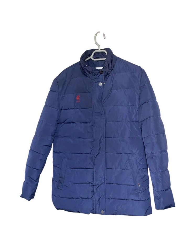 USPA Lacivert Midi Kışlık Mont - Görsel 2