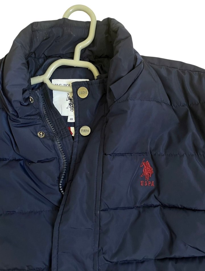 USPA Lacivert Midi Kışlık Mont - Görsel 3