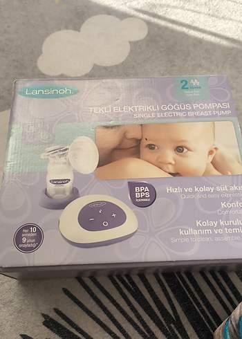  Lansinoh Tekli Elektrikli Göğüs Pompası Mor
