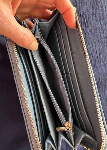 Stradivarius fermuarlı cüzdan - Görsel 6