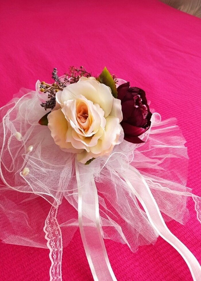 Gelin Arabası Süsleme Çiçeği  - Görsel 3