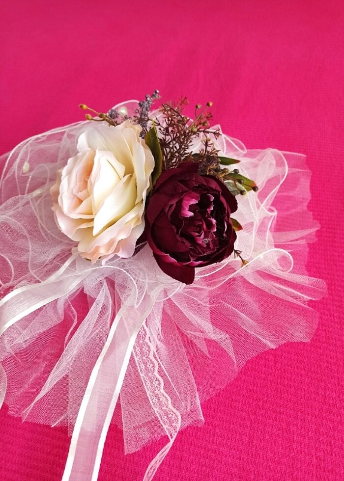 Gelin Arabası Süsleme Çiçeği  - Görsel 4