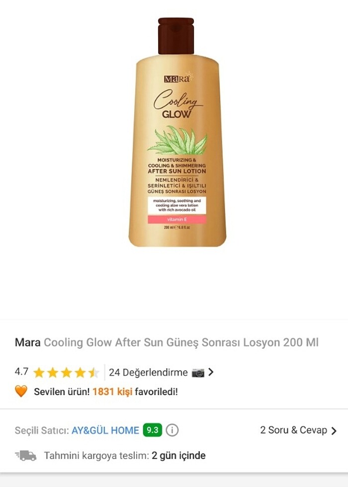 Mara Işıltı Losyon  - Görsel 2