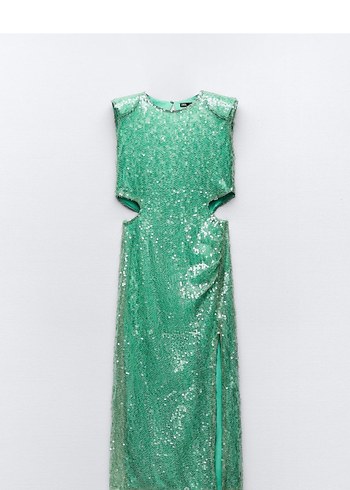 Pullu elbise zara