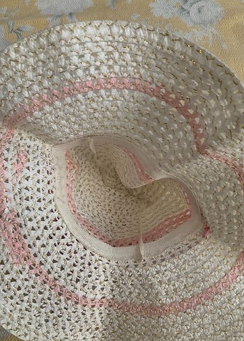 Dantel Detaylı Pembe Örgü Kadın Şapka - Görsel 2